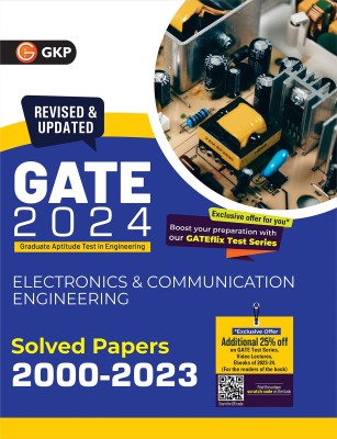 GATE 2024 : Electronics & Communication Engineering - Solved Papers (2000-2023) by GKP(Paperback, GKP)