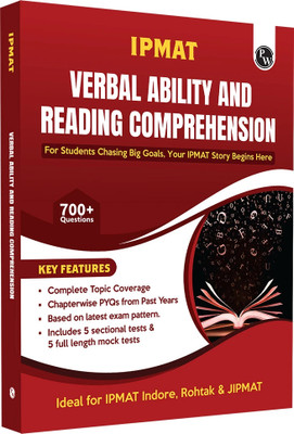 PW IPMAT Verbal Ability & Reading Comprehension 700+ Questions For IPMAT & JIPMAT(Paperback, PW)