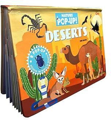 Pop Up Deserts Book for Kids: Interactive Learning with Adventure Pop-Up Scenes(Hardcover, David Hawcock)