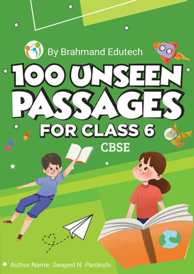 100 English Unseen Passages for Class 6 Cbse(English, Paperback, unknown)