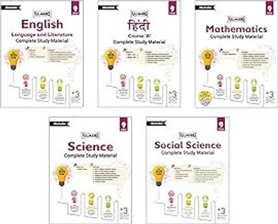 Full Marks Class 9 Combo of 5 Books - English Lang & Lit + Hindi A + Mathematics + Science + Social Science | Complete Study Material(Paperback, Full Marks)