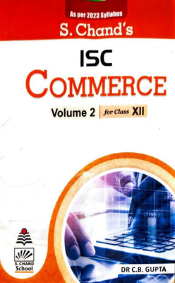 S Chand's ISC Commerce Volume II for Class XII(Paperback, cb gupta)