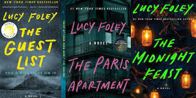 locy foley 3 book collection ,the guest list ,paris apartment ,the midnight feast(Paperback, LUCY FOLEY)