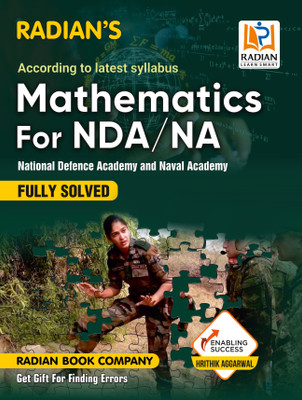 Mathematics for NDA/NA (National Defence Academy & Naval Academy) Fully Solved Guide Book for Entrance Exam 2023 in English(Paperback, Radian Book Company)