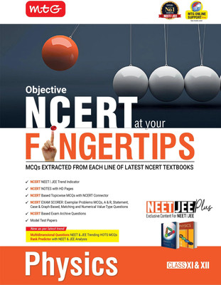 MTG Objective NCERT at your FINGERTIPS Physics For 2025-2026 Exam - NCERT NEET/JEE Trend Indicator, HOTS MCQs, Rank Predictor & Notes with HD Pages | NEET & JEE Books (Based on NCERT Latest Pattern)(Paperback, MTG Editorial Board)