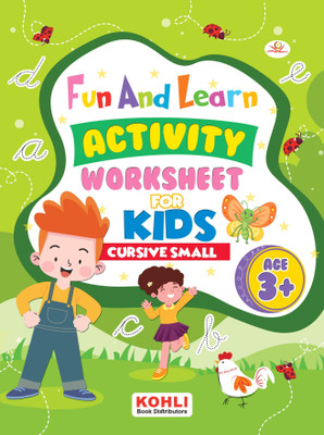 Fun And Learn Activity WORKBOOK For Kids Cursive Small Letter(Paperback, Jaspreet Kohli)