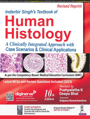 Inderbir Singh’s Textbook of Human Histology(Paperback, Pushpalatha K, Deepa Bhatt)