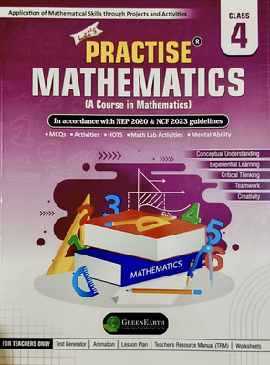 Let's Practise Mathematics Class 4 – Revised Edition | Based on NEP 2020 & NCF 2022 | Trusted by Schools & Teachers | Math Lab & Activity Based Learning Book(Paperback, Rachna Mehta, Dr. Rajesh Kumar Thakur)