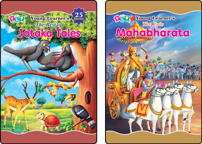 Set of 2 books The Best of Jataka Tales� and� The Epic Mahabharata(Paperback, Rungeen Singh)