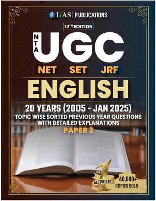 UGC NET English Literature  - Paper 2 2025 | Unit Wise Sorted with Detailed Solutions (2004 to 2024 Aug) | Best Seller Previous Year Question Paper PYQ Book for NTA-UGC NET/JRF and SET English Literature Examinations in India | IFAS Publications(Paperback, IFAS Publications)