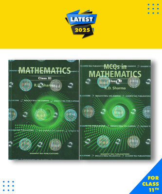 Mathematics for Class 11 with MCQs -R.D. Sharma -CBSE -Examination Paperback, R.D. Sharma|New Latest Edition For 2025-2026(Paperback, R.D. Sharma)
