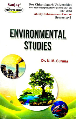 Environmental Studies  - 1st Semester Syllabus According to NEP FYUGP for Chhattisgarh Universities 1 Edition(Paperback, Dr. Narendra Mal Surana)