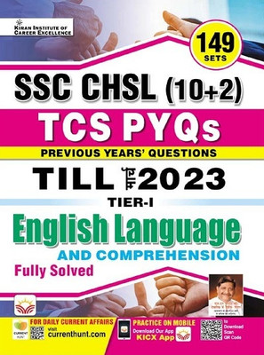 SSC CHSL English Language TCS PYQs Tier I Exam Till March 2023 Solved Papers (Hindi Medium) (4225)(Paperback, Think Tank of Kiran Institute of Career Excellence, KICX)