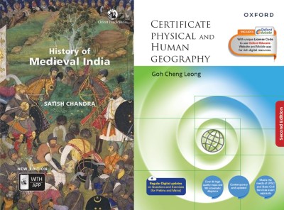 Certificate Physical and Human Geography 2nd Edition And History Of Medieval India Combo Of 2 Books(Paperback, Leong Goh Cheng, Satish Chandra)