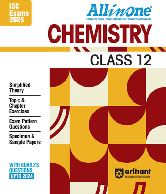 Isc All in One Chemistry Class 12th (Editionvi)(English, Hardcover, unknown)