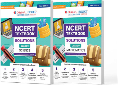 Oswaal NCERT Textbook Solution Class 9 Science & Mathematics | Set of 2 Books | For Latest Exam(Product Bundle, Oswaal Editorial Board)
