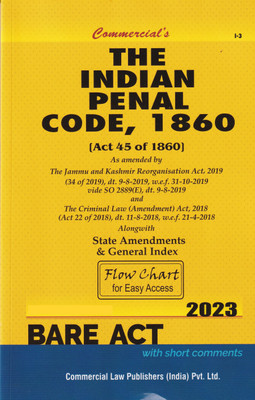 The Indian Penal Code, 1860 - 2023/Edition(Paperback, Bare Act)