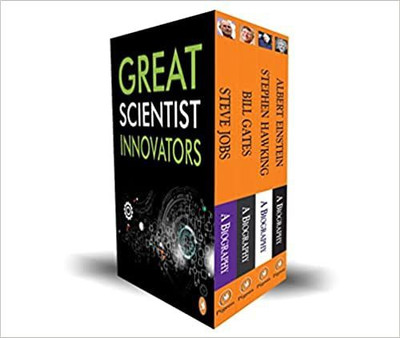 Biography of Great Scientist Innovators: Steve Jobs, Bill Gates, Stephen Hawking & Albert Einstein (Set of 4 Books)(Paperback, Kaushal Goyal)