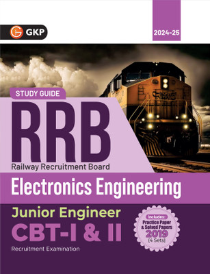 Rrb 2024-25 - Junior Engineer CBT -I & II - Electronics Engineering - Guide(English, Paperback, unknown)