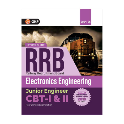Rrb 2024-25 - Junior Engineer CBT -I & II - Electronics Engineering - Guide(English, Paperback, unknown)
