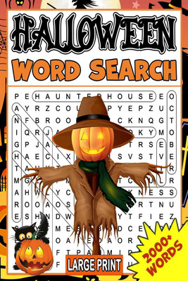 Halloween Word Search  - 2000+ Large Print Word Search Puzzle Book, Halloween Word Search for Adults(English, Paperback, Happy Nommad)