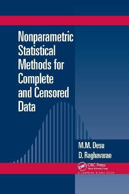 Nonparametric Statistical Methods For Complete and Censored Data(English, Paperback, Desu M.M.)