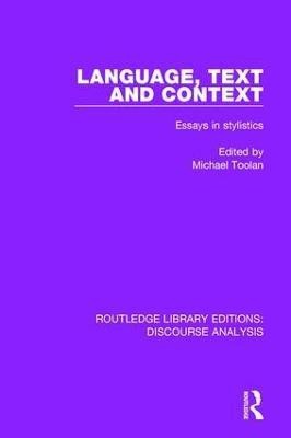 Language, Text and Context(English, Paperback, unknown)