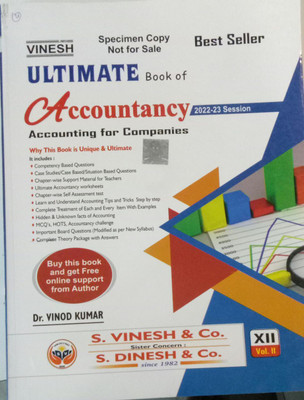 VINESH ULTIMATE BOOK OF ACCOUNTANCY-XII VOL.II(Paperback, DR.VINOD KUMAR)