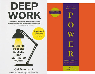 Deep Work & The Concise 48 Laws Of Power (2 Book Combo)(Paperback, JMD BOOKS)