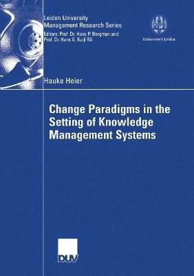 Change Paradigms in the Setting of Knowledge Management Systems(English, Paperback, Heier Hauke)