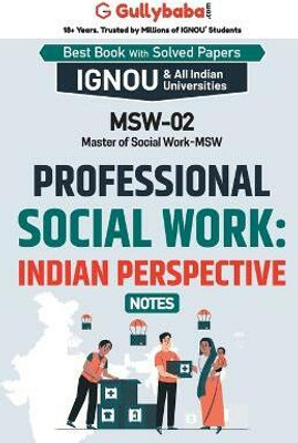 MSW-02 Professional Social Work(English, Paperback, Panel Gullybaba Com)