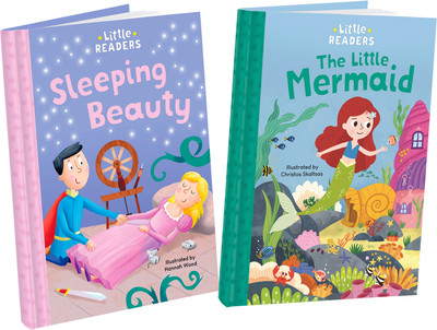 Little Readers The Little Mermaid and Sleeping Beauty Pack of 2 Story Books | Fairytales Stories | 3 to 6 Year Olds  - Bundle(Paperback, Parragon)