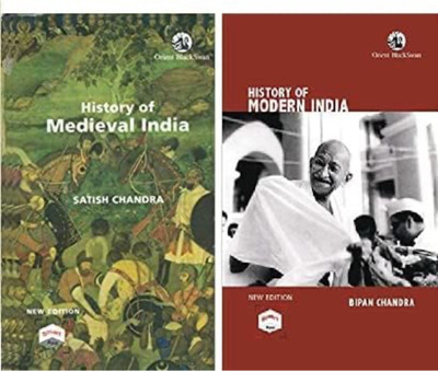 Modern History Bipin Chandra And Medieval History Satish Chandra 2 Book Set In English(Paperback, Satish Bipin Chandra jee)