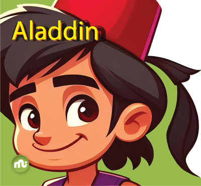 Cutout Board Book : Aladdin(Board book, Moonstone, Rupa Publications India)
