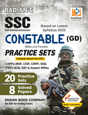 SSC Constable GD Practice Set and Solved Papers for 2024 Exam in English (Latest Edition)(Paperback, Radian Book Company)