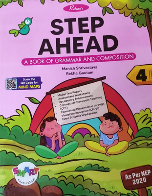 Step Ahead A Book Of Grammar And Composition 4(Rohan Book, Manish Shrivastava, Rekha Gautam)