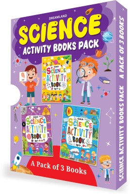 Science Activity Books Pack- A Set of 3 Books - Activity Book for children(English, Paperback, Dreamland Publications)