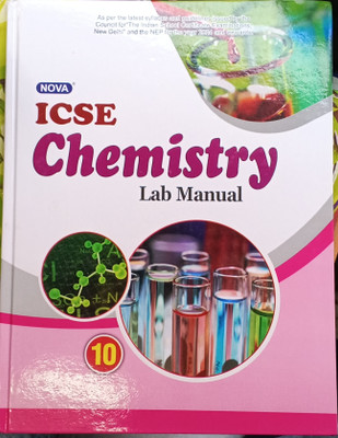 Nova ICSE chemistry lab manual class 10(Books, Rachna Tandon)