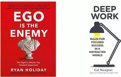 Deep Work & Ego is Enemy (2 Book Combo)(Paperback, JMD BOOKS)