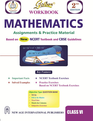 Golden Workbook Mathematics: Assignments & Practice Material (Based On Ncert Textbook) for Class -6(Paperback, Singh, Rajesh)
