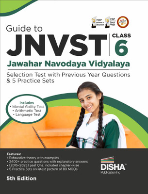 Guide to Jnvst Class 6 Jawahar Navodaya Vidyalaya Selection Test with Previous Year Questions & 5 Practice Sets(English, Paperback, unknown)