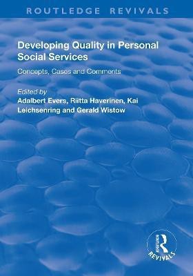 Developing Quality in Personal Social Services(English, Paperback, unknown)