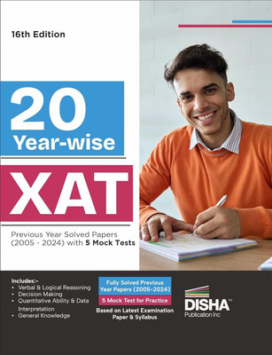20 Year-Wise Xat Previous Year Solved Papers (2005 - 2024) with 5 Mock Tests- Pyqs Question Bank - Essays, Quantitative Aptitude, Verbal Ability, Reading Comprehension & Reasoning(English, Paperback, unknown) 20 Year-Wise Xat Previous Year Solved Papers (2005 - 2024) with 5 Mock Tests- Pyqs Question Bank - Essays, Quantitative Aptitude, Verbal Ability, Reading Comprehension & Reasoning(English, Paperback, unknown)