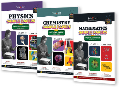 Educart Cbse Class 12 Physics, Chemistry and Maths Sample Paper 2024  - sample paper class 12 2024(English, Paperback, Khosla Sonali)
