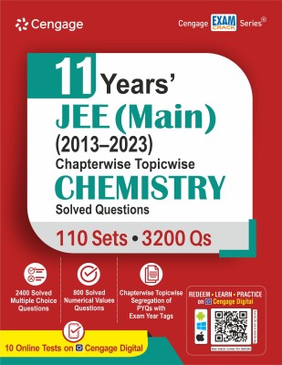 Jee (Main) Chemistry 11 Years' (2013-2023) Chapterwise Topicwise Solved Questions First Edition(English, Paperback, Kala Arun)