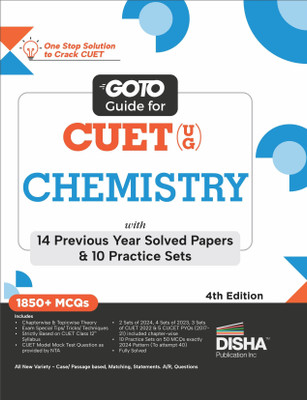 Go to Guide for Cuet (Ug) Chemistry with 12 Previous Year Solved Paper(English, Paperback, unknown)
