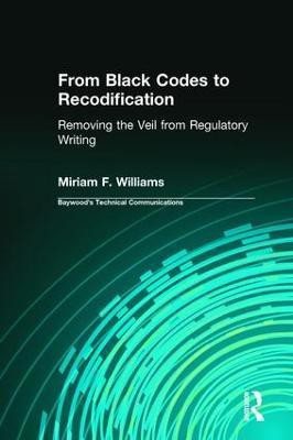From Black Codes to Recodification(English, Hardcover, Williams Miriam)