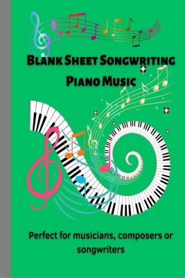 Blank Sheet Songwriting Piano Music  - Notebook 100 Pages - 12 Staves per Page (8.5x11) - Premium White Paper, Perfect for Learning Exercises and School(English, Paperback, Brooke Y Carter)