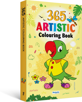 365 Artistic Colouring Book for Kids | Jumbo Colouring & Activity Book with 368 Pages | Fun Gift for Boys & Girls Ages 3+ | Improves Creativity, Focus & Fine Motor Skills | By Majestic Book Club(Paperback, Majestic Book Club)