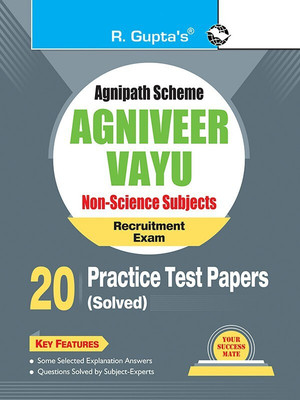 Agnipath: AGNIVEER VAYU (Non-Science) Air Force Exam - 20 Practice Test Papers (Solved)(English, Paperback, RPH Editorial Board)